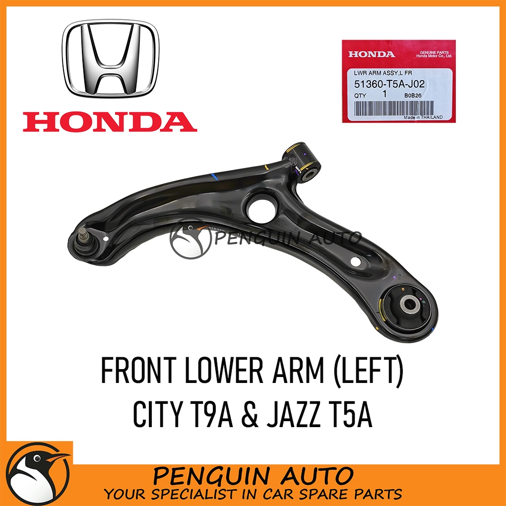 100 ORIGINAL HONDA CITY GM6 T9A JAZZ GK T5A FRONT LOWER ARM Shopee