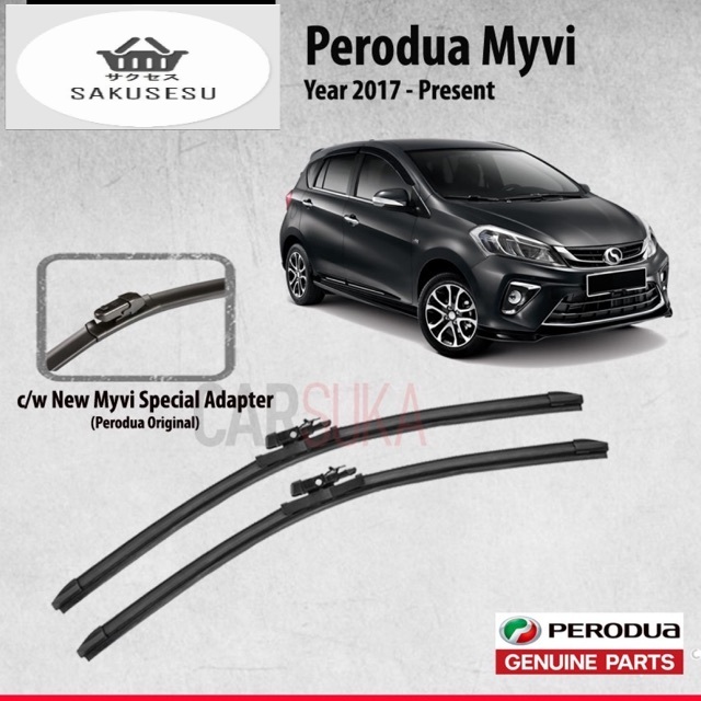 Perodua New Myvi D20N Wiper Blades 22 16 Year 2017 Present 100