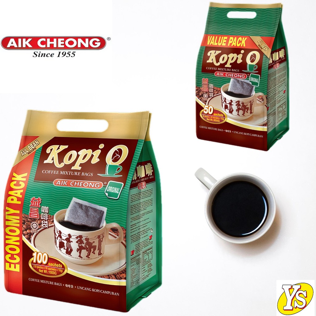 AIK CHEONG Kopi O Bag Original Value Pack 500g 10g X 50 Sachets