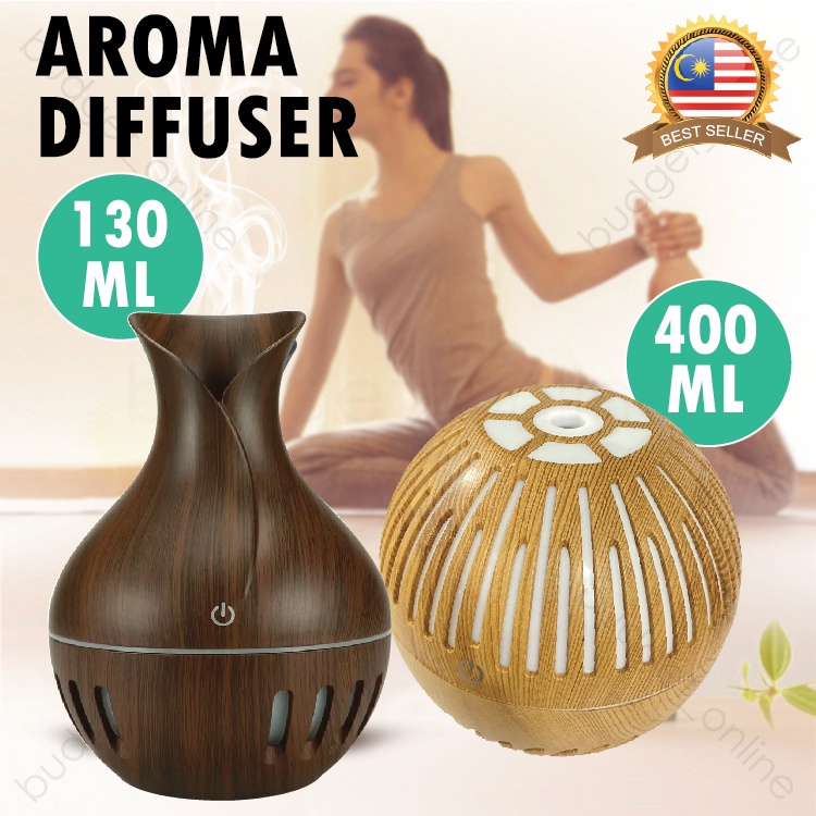 130ML 400ML Ultrasonic Aroma Diffuser Home Cool Mist Maker Humidifer