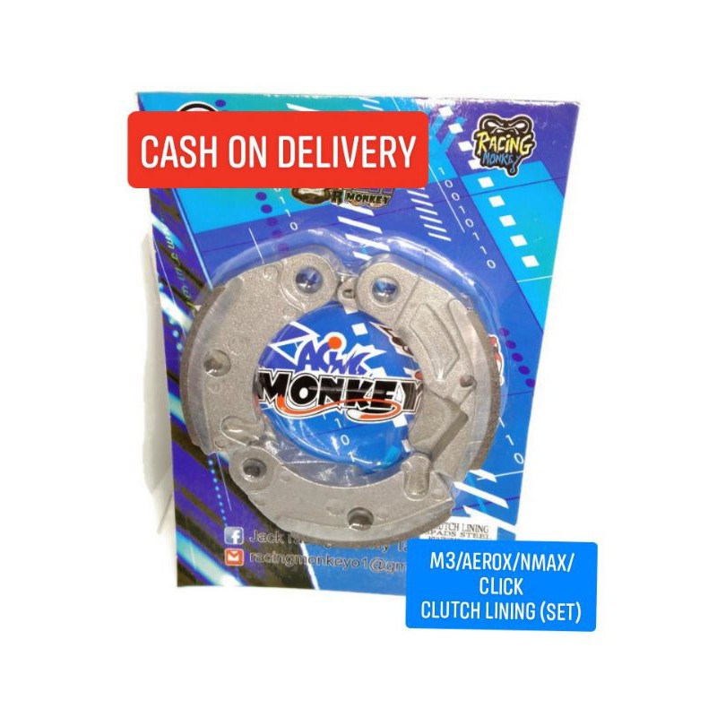 M3 NMAX AEROX CLICK CLUTCH LINING RACING MONKEY Shopee Malaysia