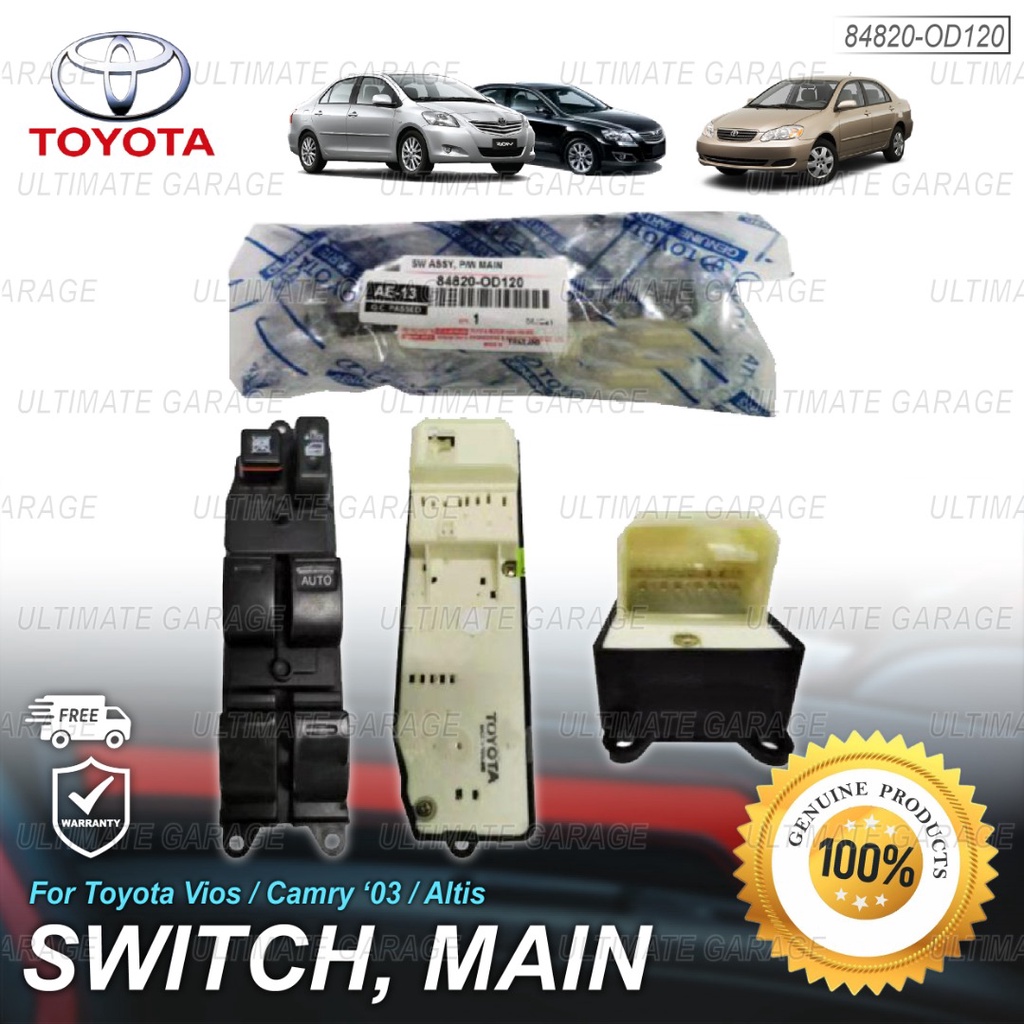 Original Toyota Vios Ncp Altis Camry Acv Old Main Power