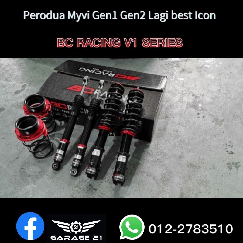 Perodua Myvi Gen Gen Gen Bc V Fully Adjustable