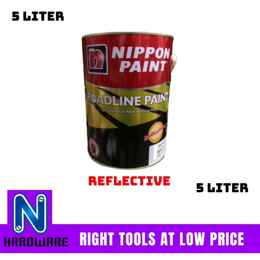 Nippon Paint Roadline Road Line Paint Reflective Cat Jalan Raya