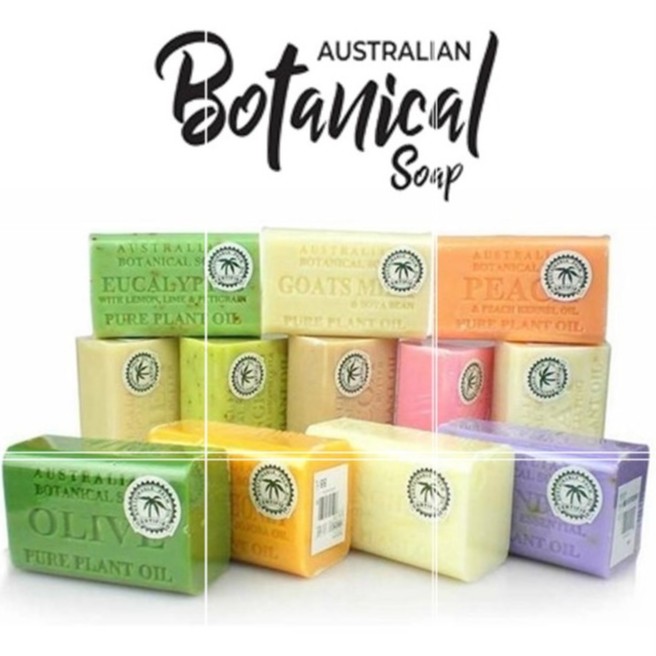 Australian Botanical Soap 100 Organic Natural Bar Soap With Pure Plant