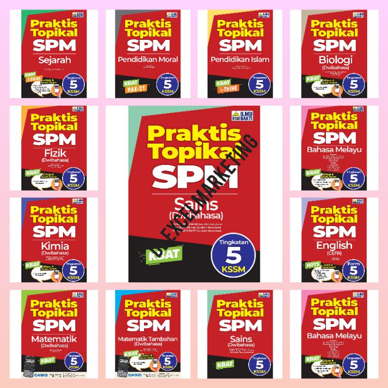 PRAKTIS TOPIKAL SPM Tingkatan 5 KBAT 2022 Shopee Malaysia