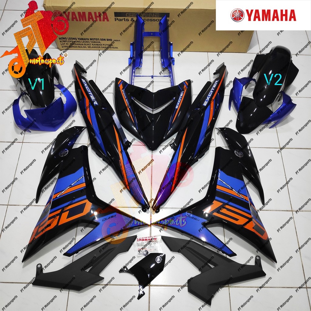 Yamaha Y15ZR Y15 V1 V2 Cover Set Black Gp Blue Raptor Exciter Kings