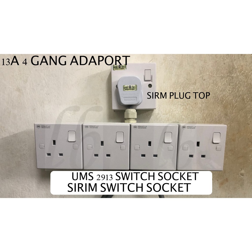 A Gang Adaport Ready Make Sirim Ums Plug Top Sirim Ums