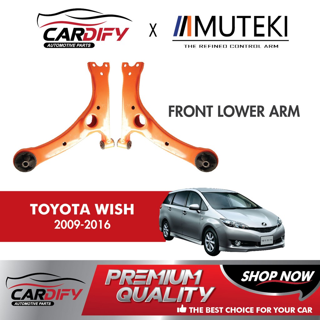 Muteki Front Lower Arm For Toyota Wish Shopee Malaysia