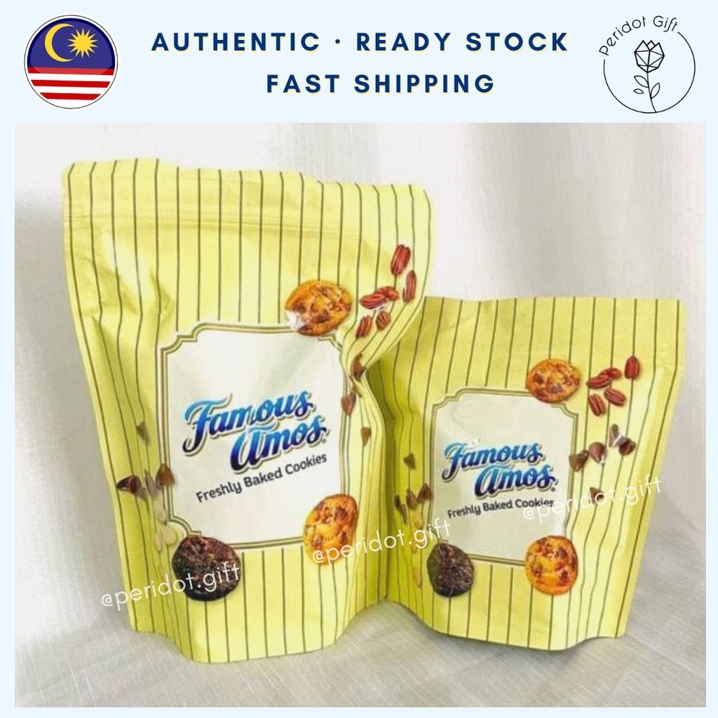 Famous Amos Fresh Cookies 100g 200g 300g Authentic Halal Shopee