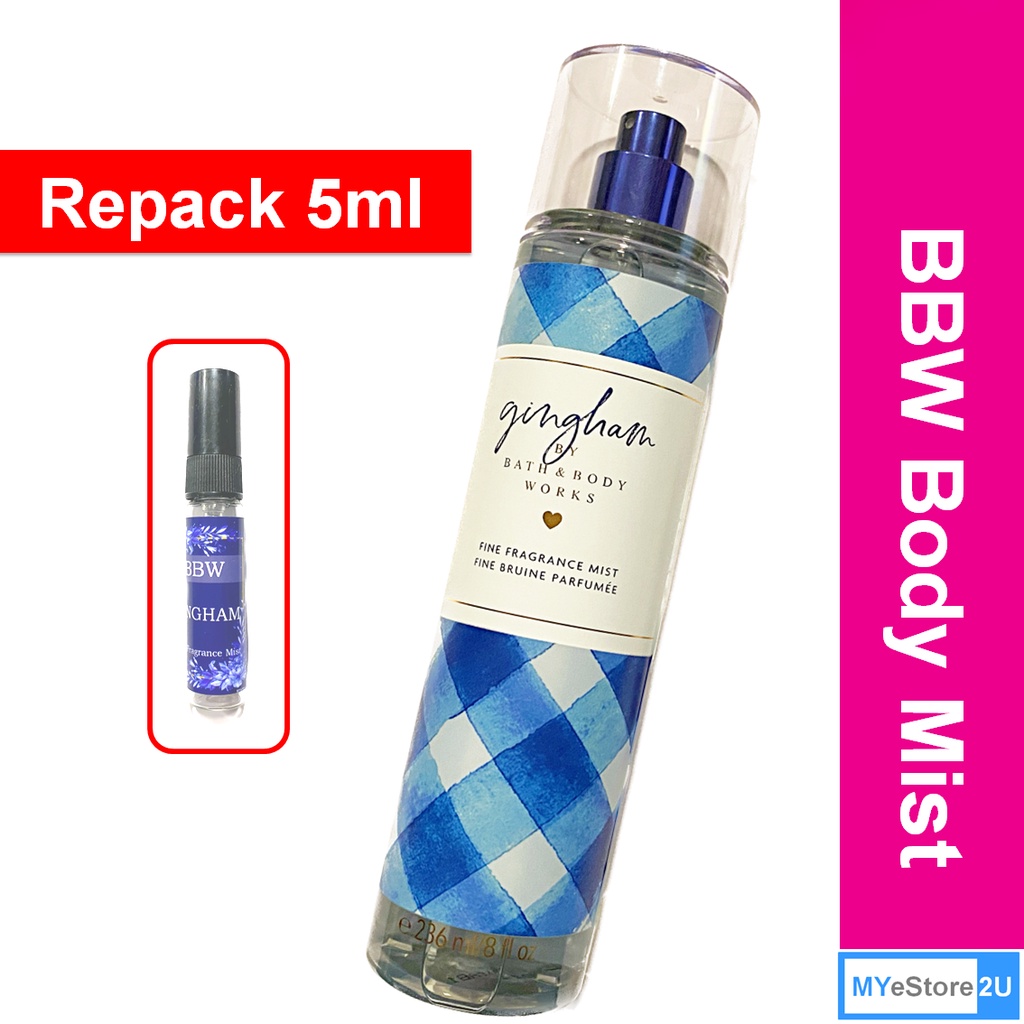 Repack Original BBW Body Mist Isian Semula 5ml Using Original Bath Body Works Body Mist
