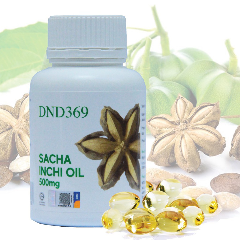 ALL NEW DND 369 SACHA INCHI OIL SOFTGEL 60 BIJI JENAMA DR NOORDIN