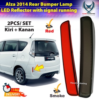 Perodua Alza Axia Dynamic Rear Bumper Reflector With