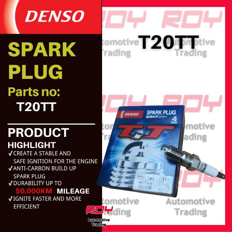 Denso Nickel TT Spark Plug Proton Gen2 Personal Saga Blm Flx Preve Waja