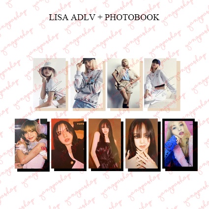 Ready Set Blackpink Lisa Adlv Photobook Photocard Fan Made Unofficial