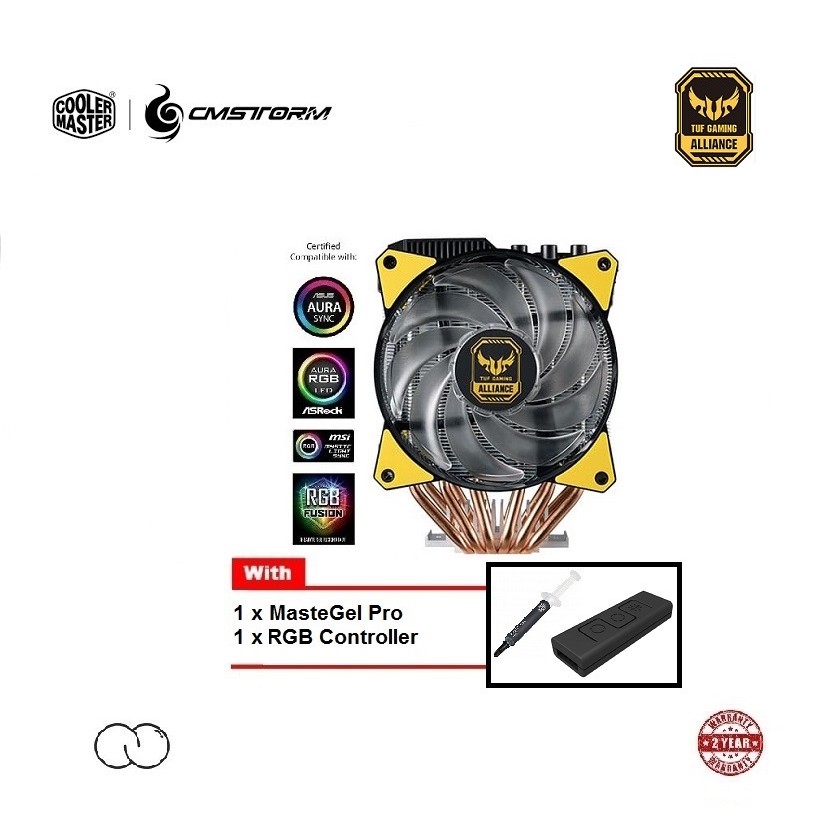 Cooler Master Masterair Ma P Tuf Gaming Edition Cpu Air Cooler Fan