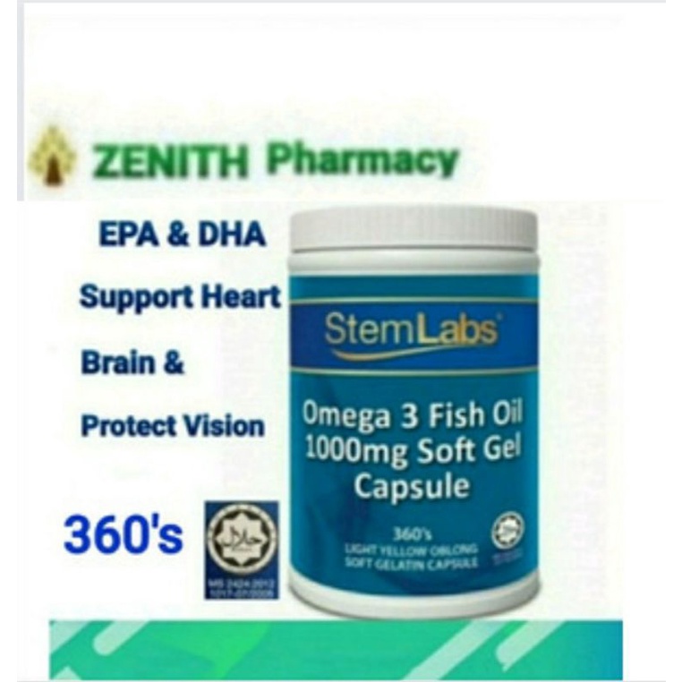 Stemlabs Omega Fish Oil S S Shopee Malaysia