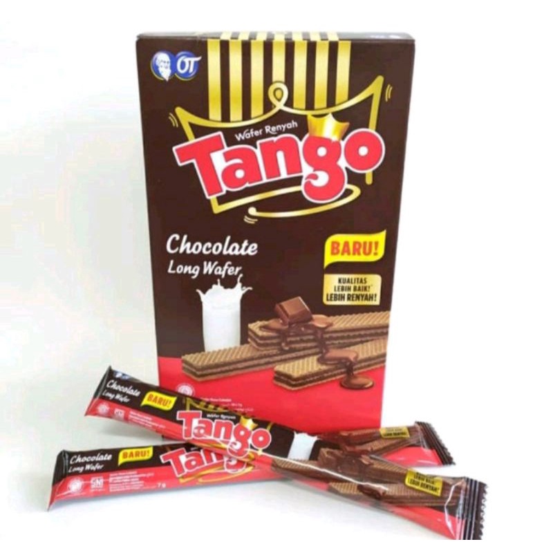 Tanggo Chocolate Flavored Wafer Unit 7gr X 20pcs X Box Shopee Malaysia