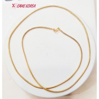 RANTAI Lehrer Tali EMAS BANGKOK Jewellery Necklace 2mm 70cm Tali Gold