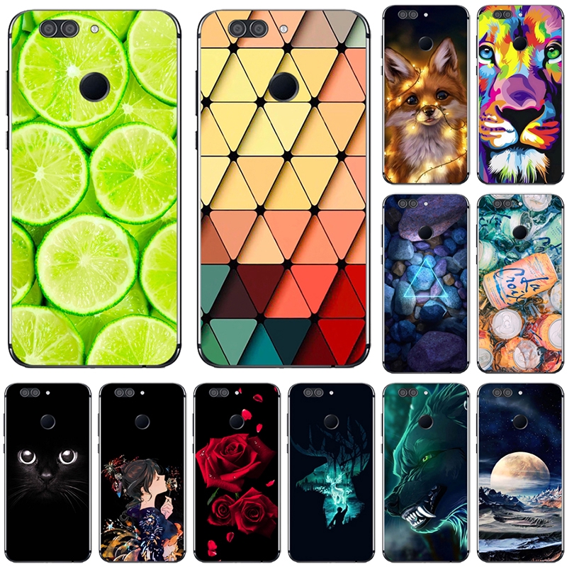 For Huawei Nova 2 Plus P10 Selfie Nova2 Plus Fashion Printing Cute Cat