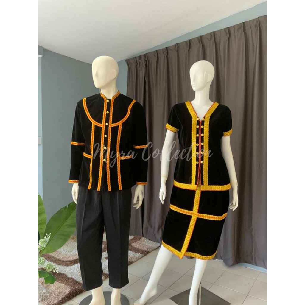 Baju Tradisi Sabah Baju Kadazan Perempuan Dewasa Shopee Malaysia