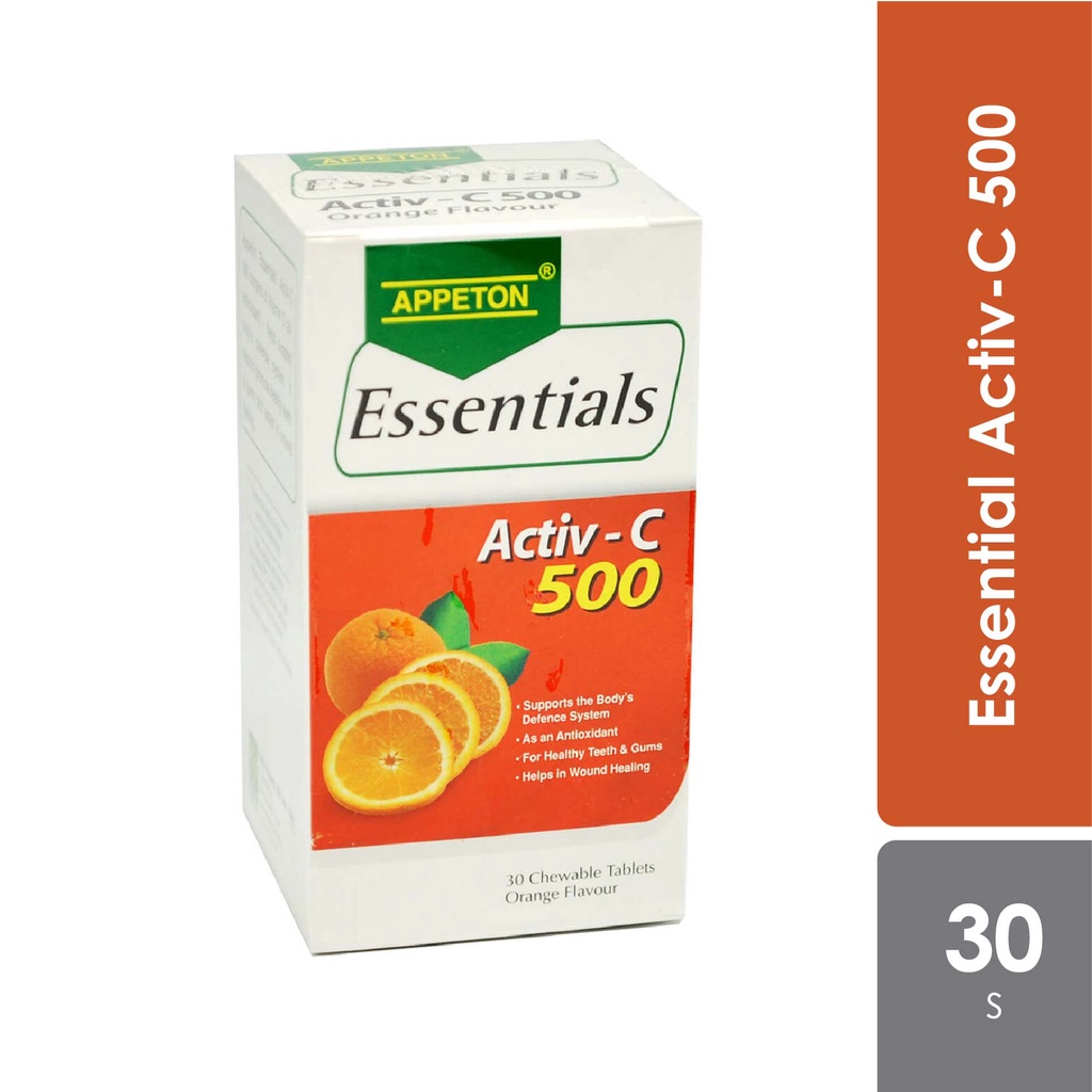 Appeton Essentials Activ C Orange For Immunity Antioxidant