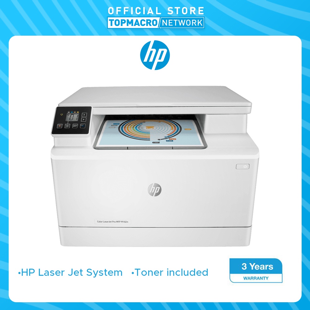 Hp Color Laserjet Pro Mfp M N Printer Print Scan Copy Wireless