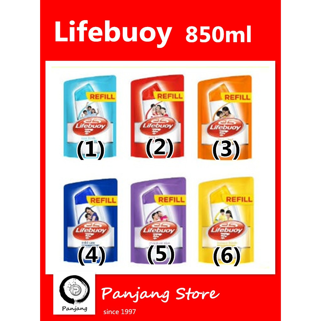 Lifebuoy Shower Gel Refill 850ml Shopee Malaysia