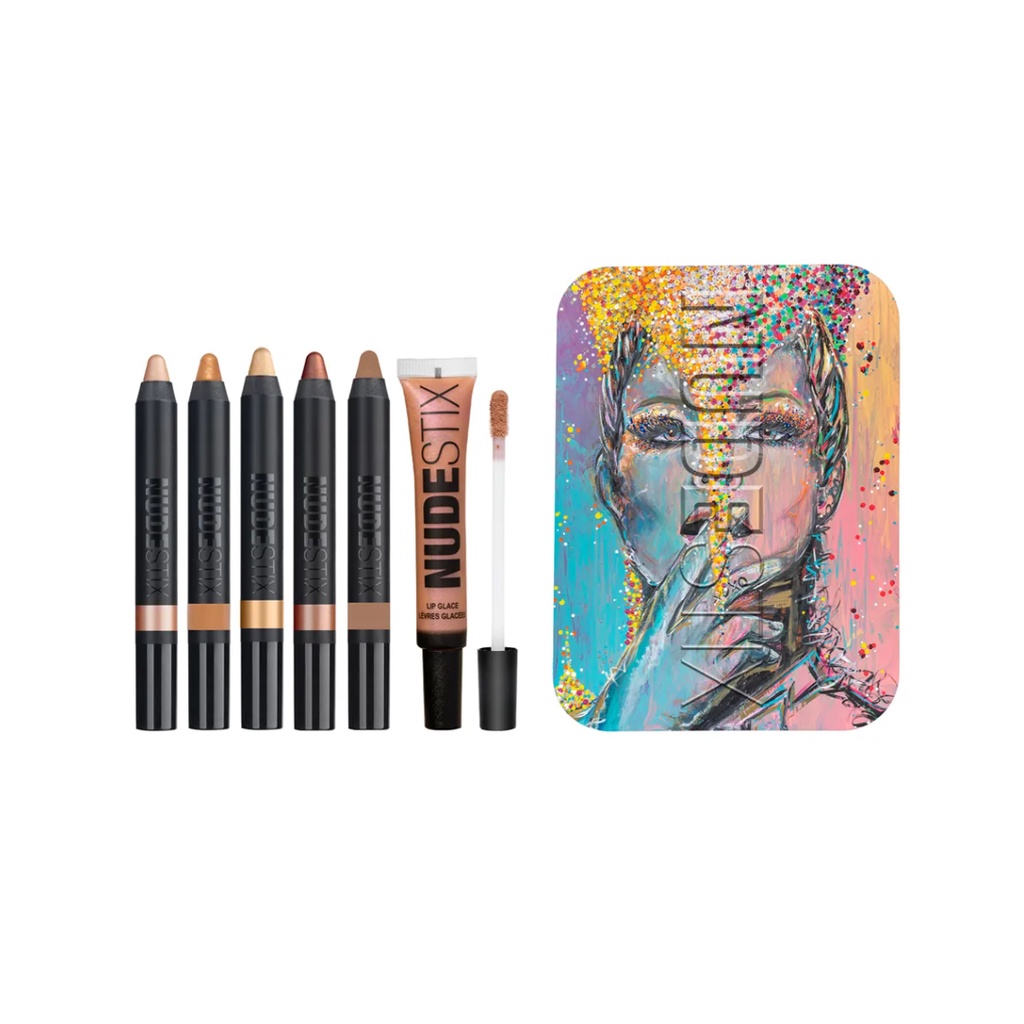 Nudestix Nude Gold Glam Face Palette Set Limited Edition Shopee