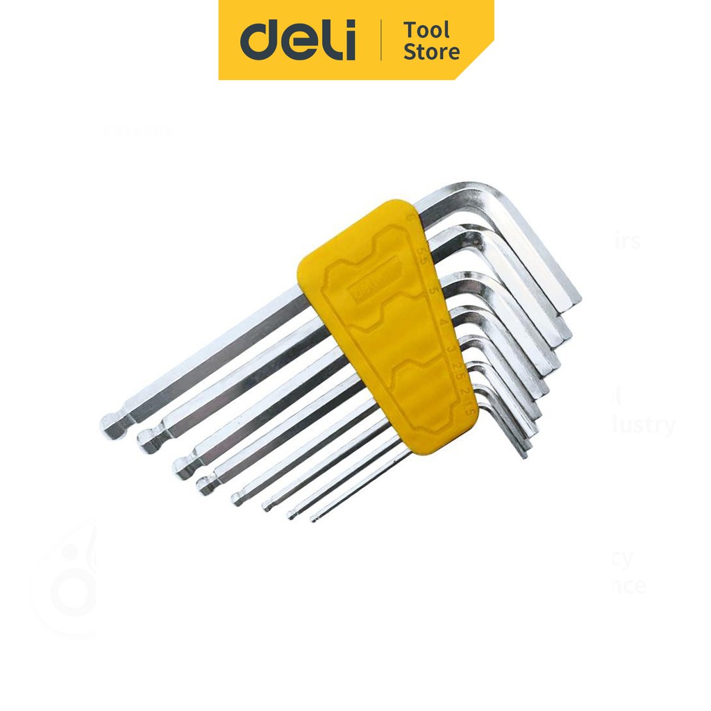 Deli Tools Standard Hex Keys Sets 8 Pcs Set DL230008 Shopee Malaysia