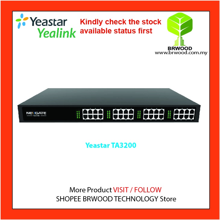 Yeastar Ta Neogate Voip Gateway With Fxs Port Shopee Malaysia