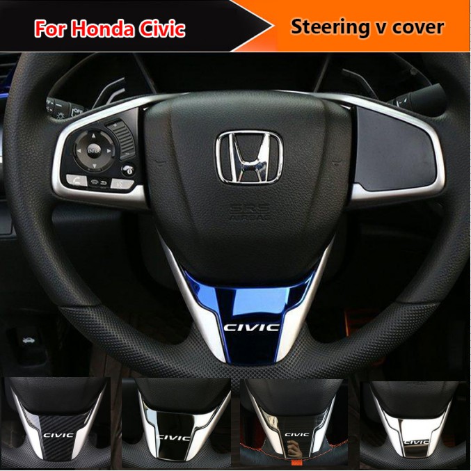 Honda Civic Fc Fk Steering Wheel Sequins Cover Th New Civic