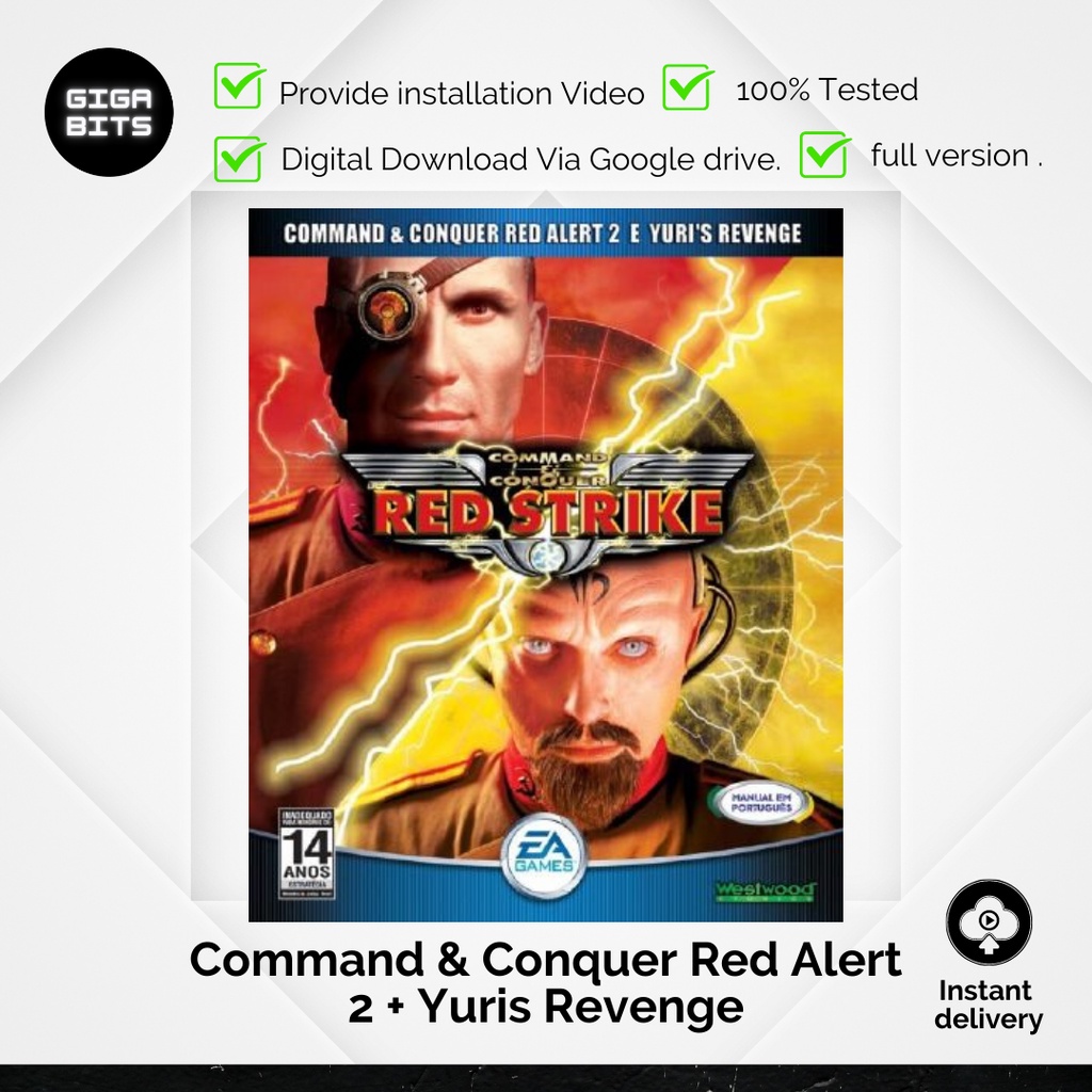 Command Conquer Red Alert Yuris Revenge Pc Game Shopee Malaysia