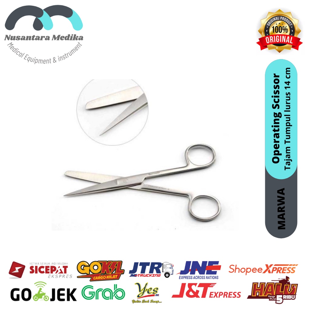 Operating Scissor Straight Sharp Blunt Surgical Scissors Straight