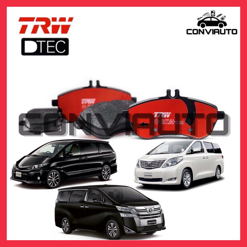 TOYOTA ESTIMA ACR50 ALPHARD VELLFIRE FRONT TRW DTEC DISC BRAKE PAD