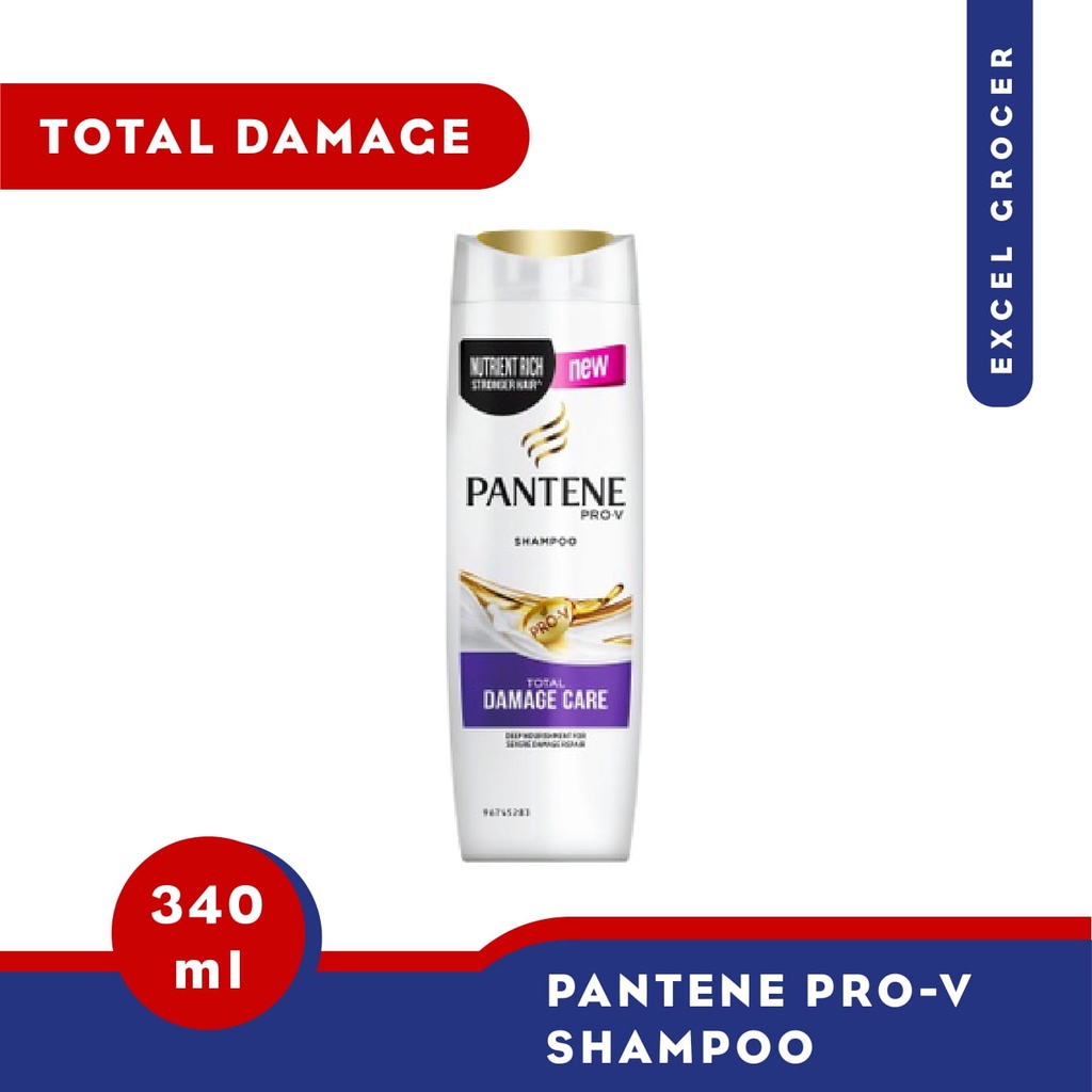 Pantene Pro V Total Damage Care Shampoo 340ml Shopee Malaysia