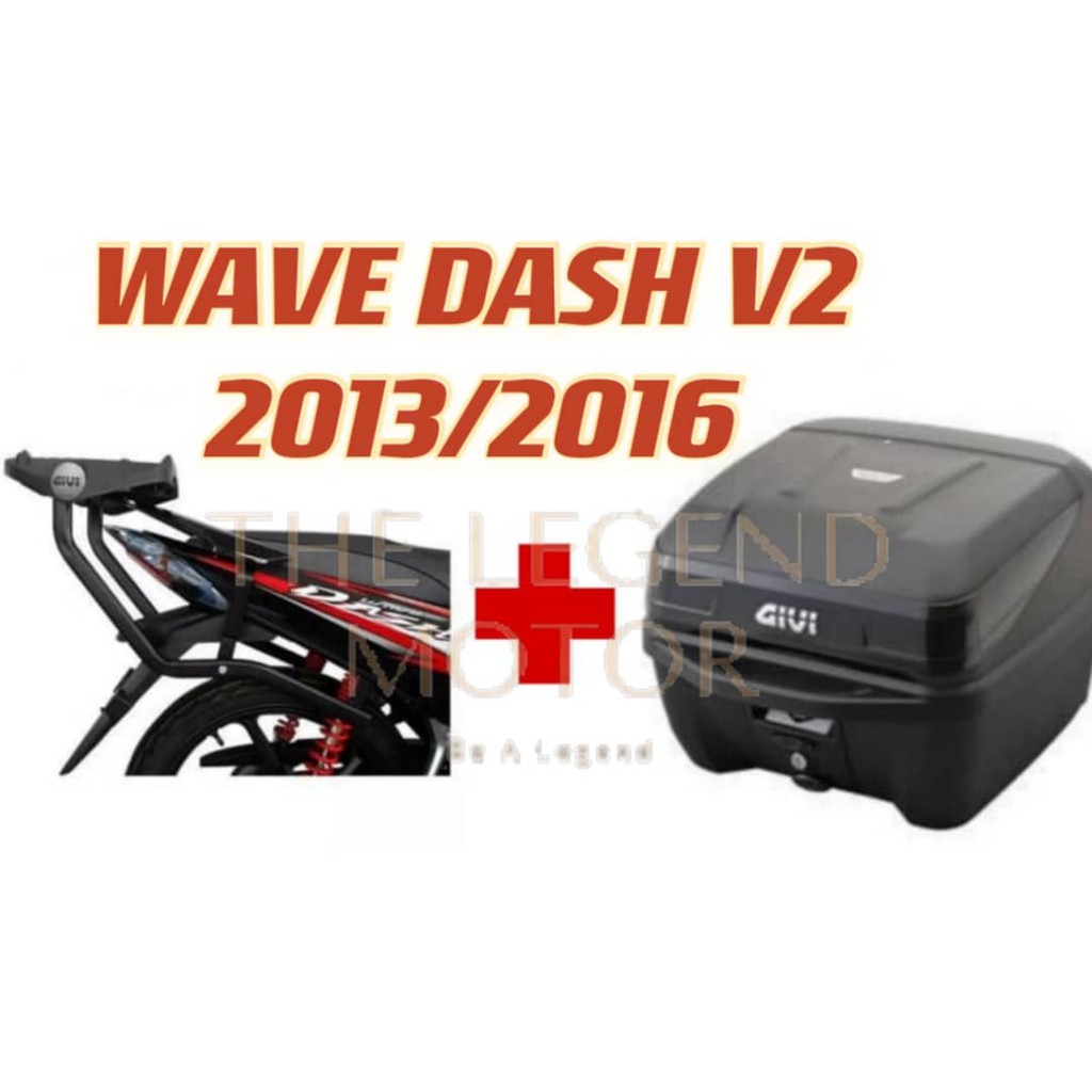 WAVE DASH V2 2013 2016 DASH110 DASH125 V2 KOMBO GIVI HEAVY DUTY