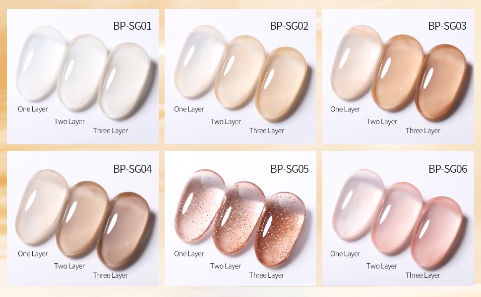 Lilycute Bottles Ml Nude Pink Jelly Gel Polish Soak Off Gel Nail