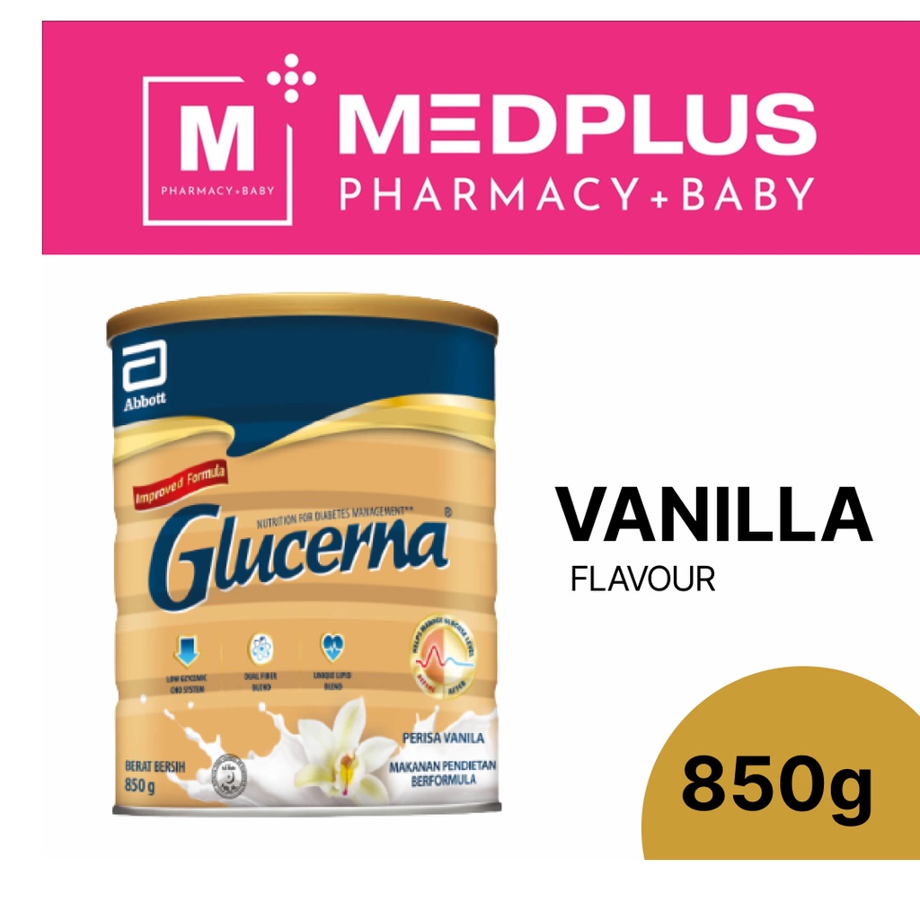 Exp 01 2024 Glucerna Vanilla 850g Shopee Malaysia