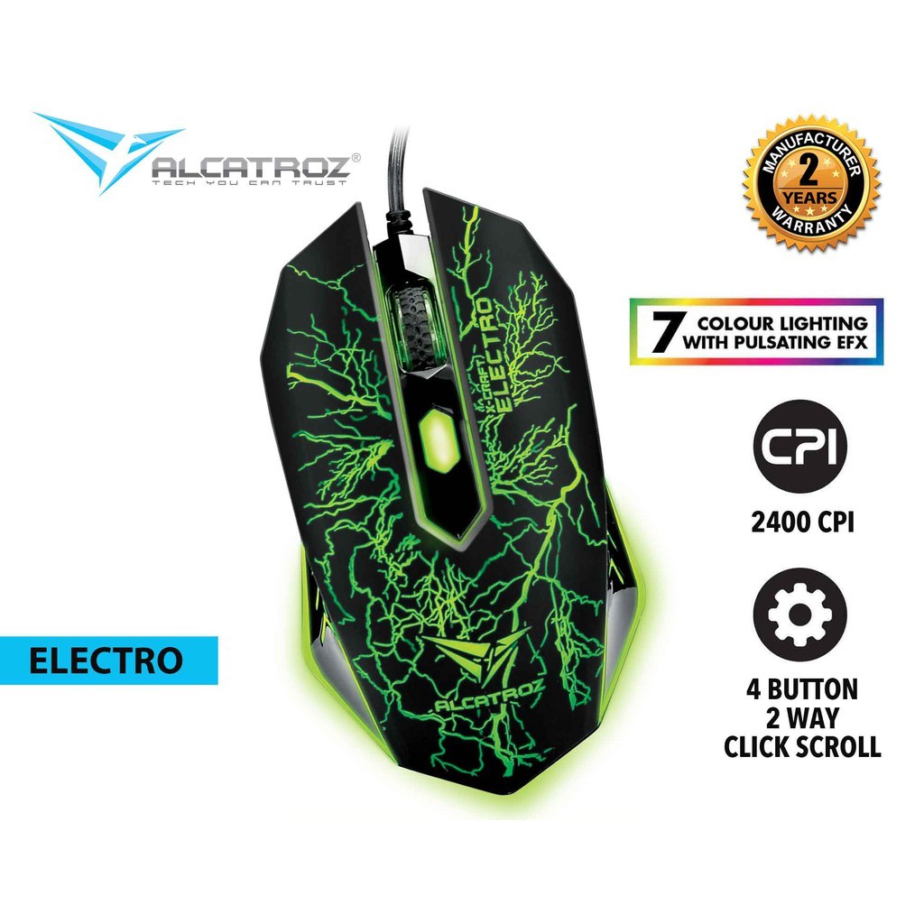 Alcatroz X Craft Classic Gaming Mouse Cpi Button Shopee Malaysia