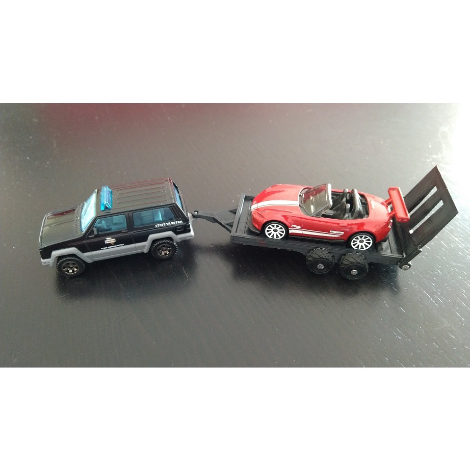 Hot Wheels Custom Trailer And Ramp 1 64 Shopee Malaysia