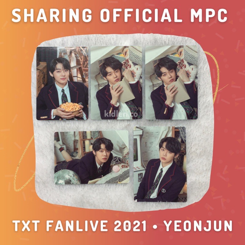 Sharing Official Mpc Txt Fanlive Yeonjun Mini Photocard Shine X