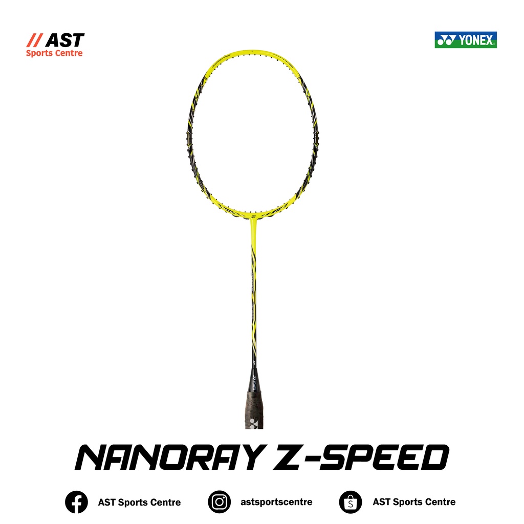 Yonex Nanoray Z Speed Badminton Rackets Original Free Yonex String