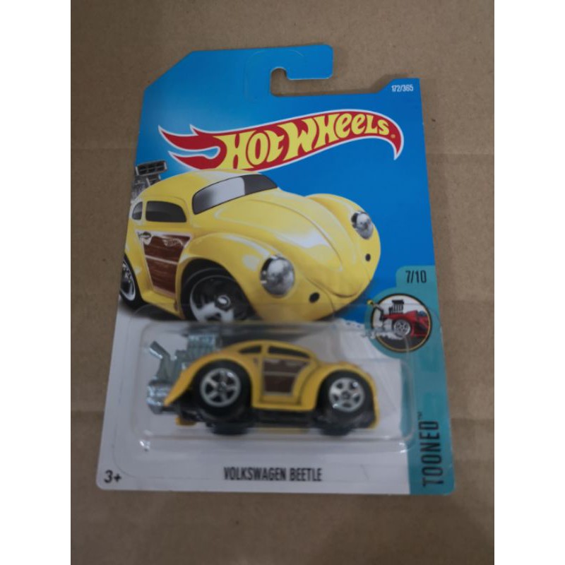 Hot Wheels Volkswagen Beetle Tooned Card Not Mint Condition Shopee