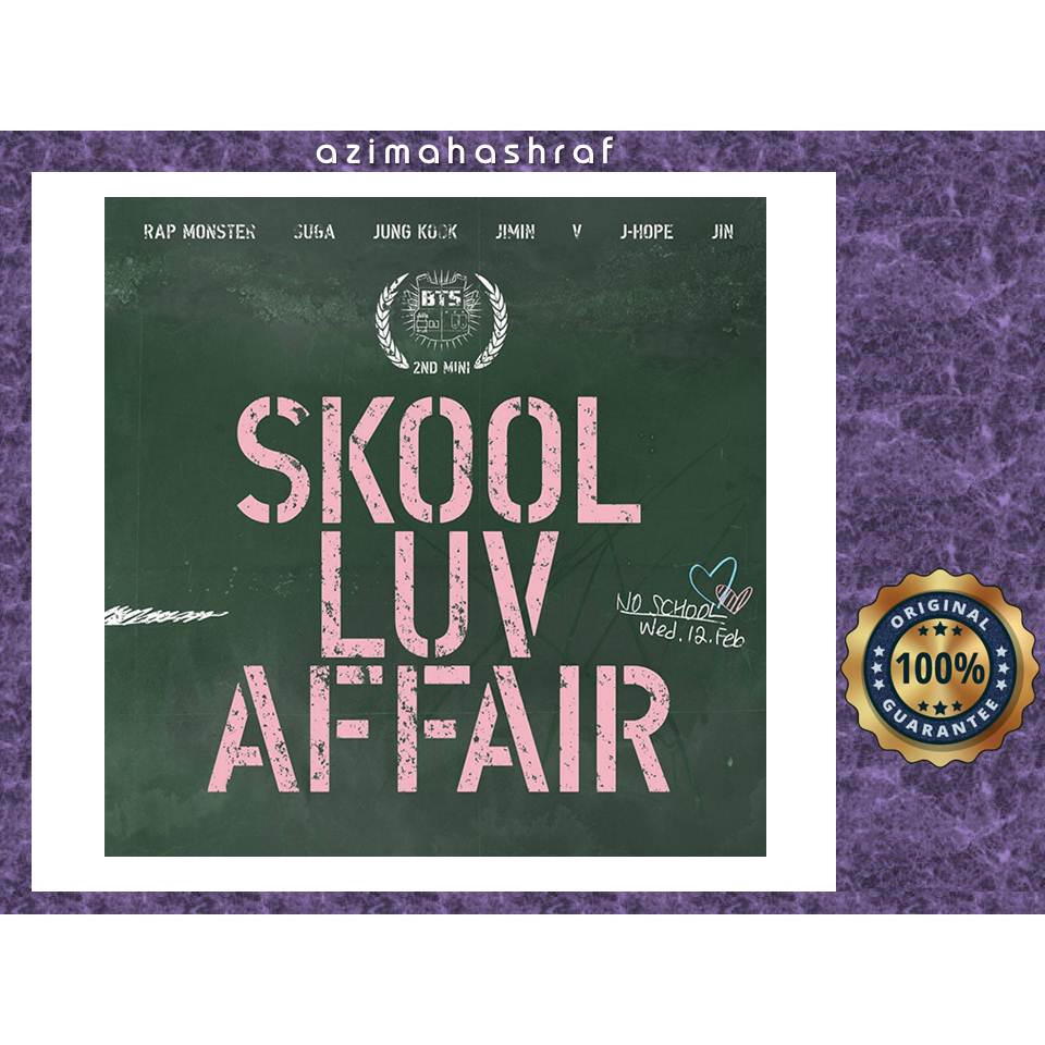 Official Bts Skool Luv Affair Album Unsealed Album Only To Letgo