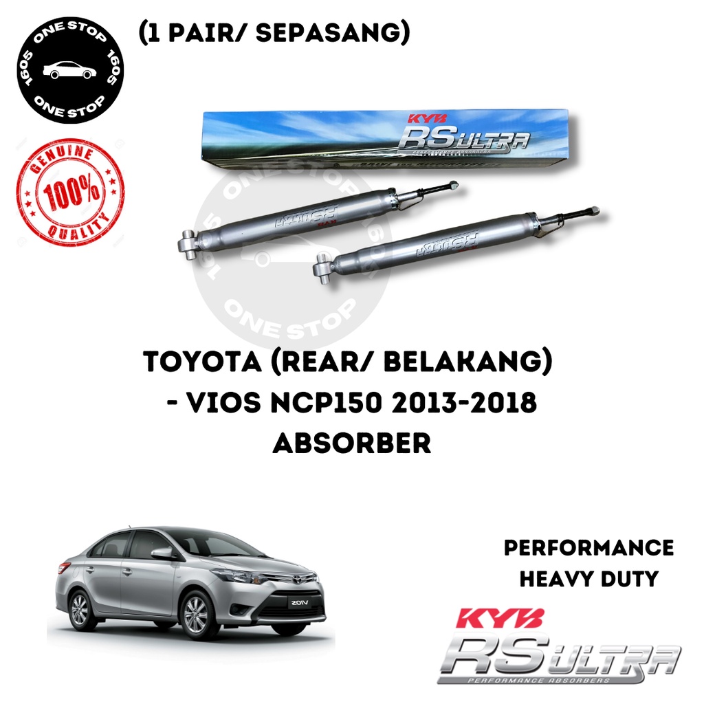 TOYOTA VIOS NCP150 2013 2018 BELAKANG REAR KYB KAYABA RS ULTRA