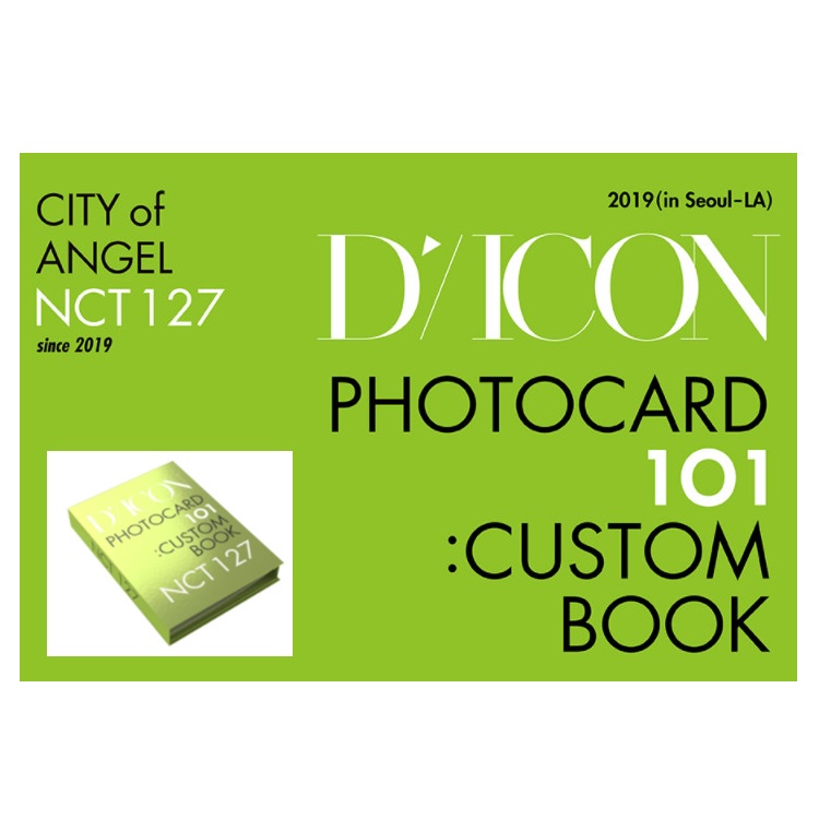 NCT127 PHOTOCARD 101 CUSTOM BOOK DICON Official Shopee Malaysia