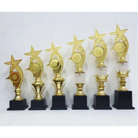 SM014PR031TC80 SET Plastic Trophy 塑料奖杯 Piala Plastik FREE Logo and