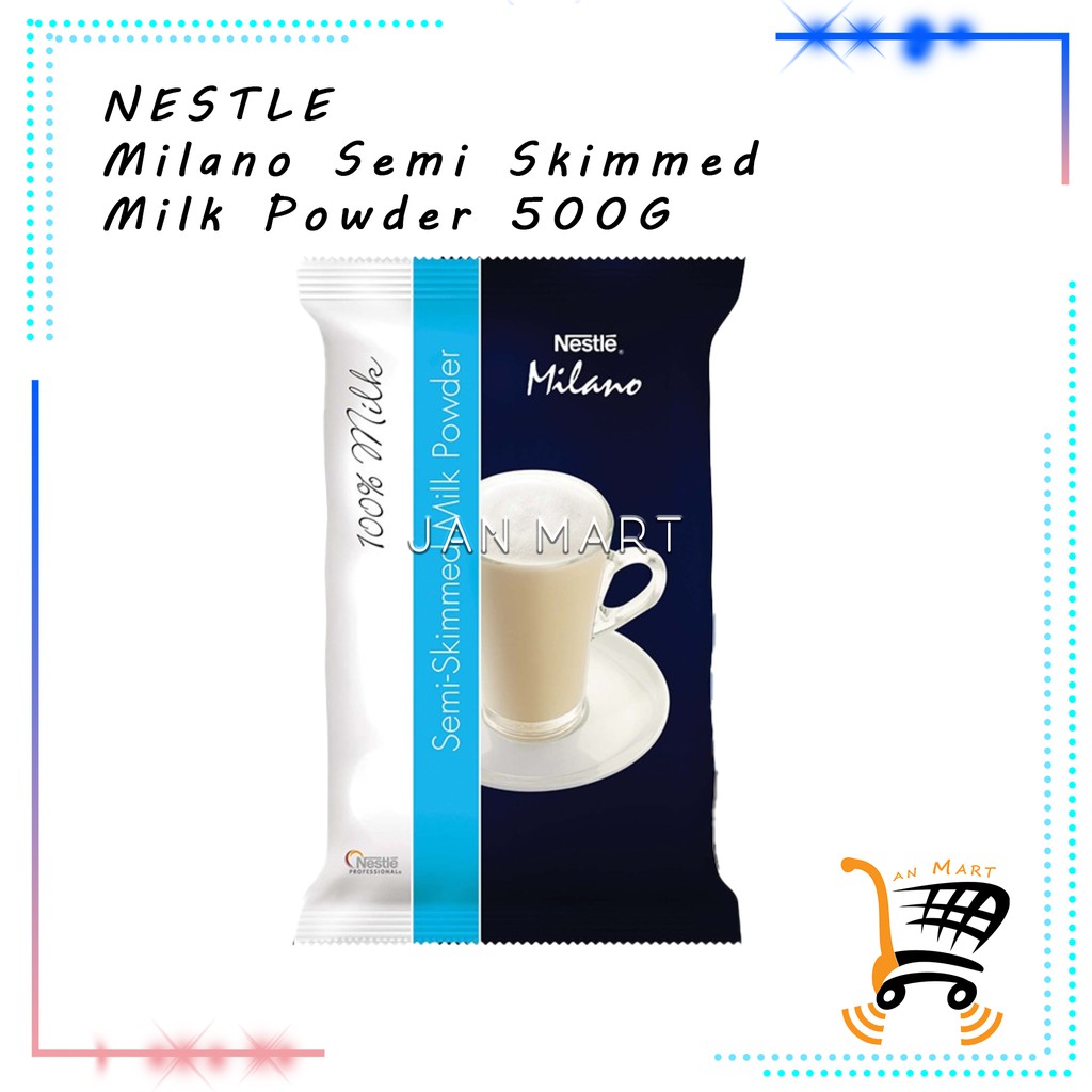 Nestle Milano Semi Skimmed Milk Powder G Shopee Malaysia