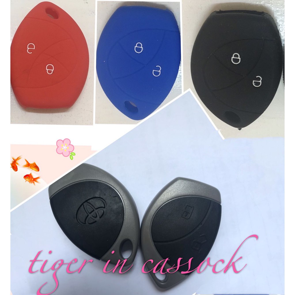 Toyota Buttons Remote Control Casing Without Key Replacing Case And